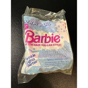 1993 McDonald's Twinkle Lights Barbie – Sealed Vintage Happy Meal Toy